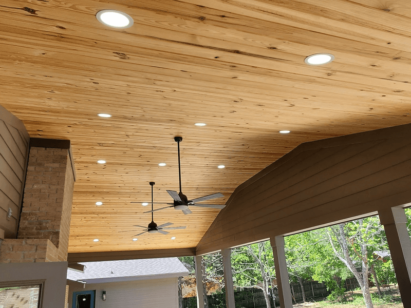Covered porch lighting in Dothan