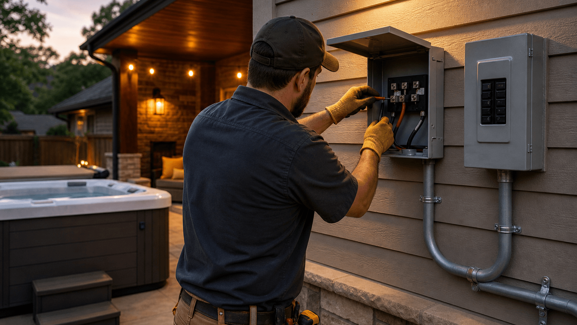hot tub & appliance wiring